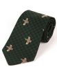 Atkinsons 'Flying Grouse' Wool & Silk Tie, Green