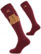 Burgundy Stalker Cushion Foot Shooting Sock with Pheasant Embroidery