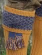 The Whitley Old Mustard Shooting Sock with Garter