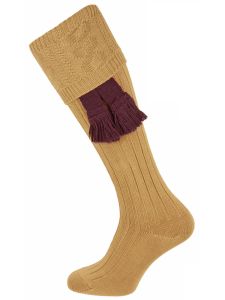 The Berrington 'Savanna' Cotton Cable Top Shooting Sock