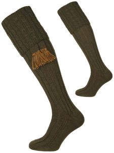 Harris Merino Wool Shooting Socks - Mustard