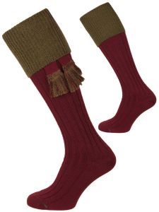 Spruce and Burnt Orange, Lomond Shooting Socks