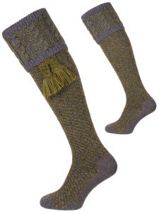 The Reiver Shooting Sock, Blue Lovat