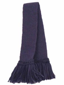 Merino Wool Shooting Stocking Garter - St Andrews Blue with Navy