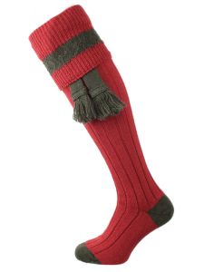 The Byron Shooting Sock - Ruby