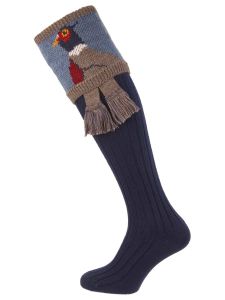 Navy Blue, Pheasant Shooting Socks