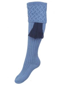 The Lady Rannoch Shooting Sock, Bluebell