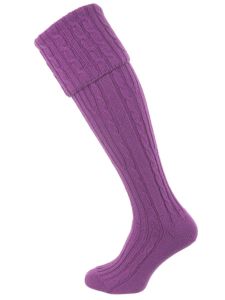 The Skye Cashmere Shooting Sock, Sari