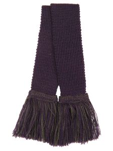 Classic Garter - Aubergine & Dark Loden