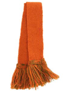 Garter - Burnt Orange with Burnt Orange & Ivy Green