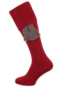 The Dodmarsh Cotton Shooting Sock, Currant