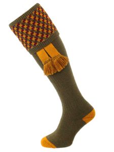 The Cromarty Cushion Foot Shooting Sock, Bracken MK2 