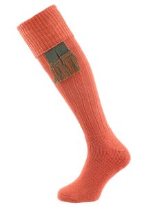 The Bosbury Cotton Cushion Foot Shooting Sock, Pumpkin