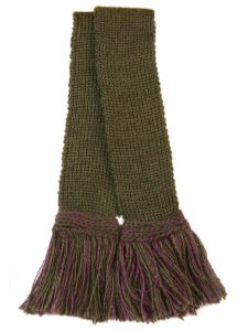 Two-Tone Spruce & Thistle Garter Ties