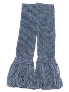 Classic Merino Blend Garter - Blue Mix