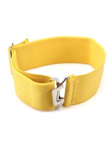 Gold, Soft Elasticated Fully Adjustable Sock Garter