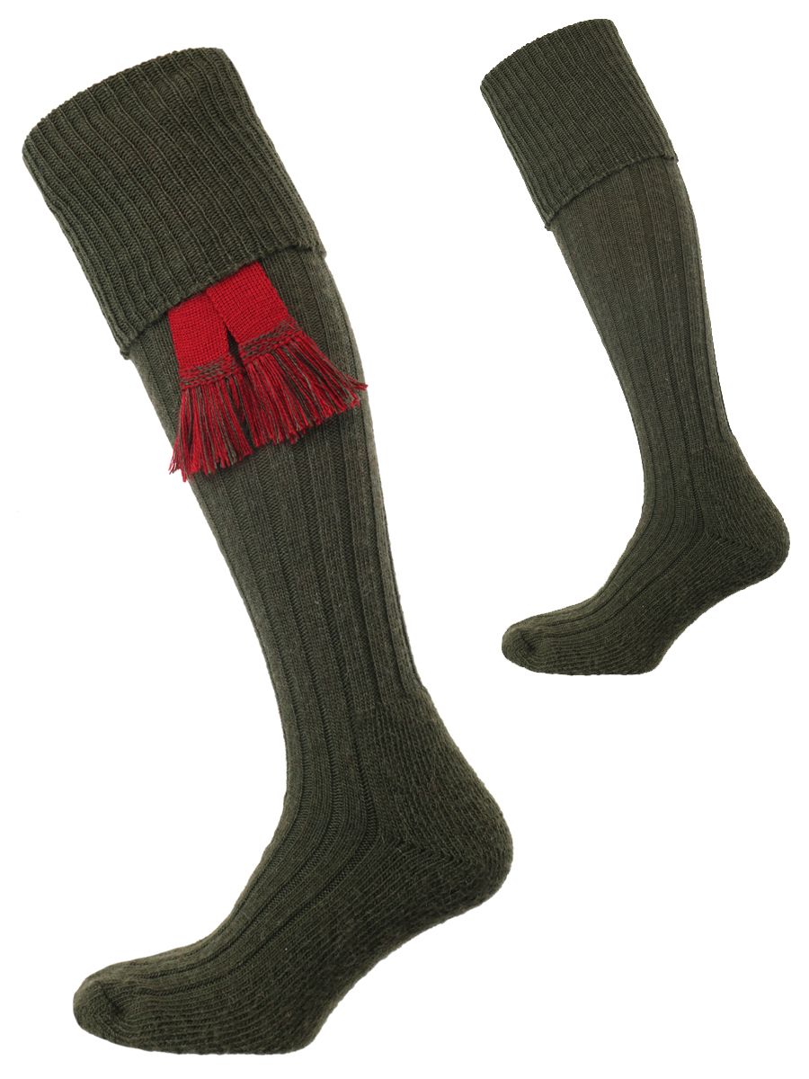 The Woolhope Shooting Sock with Terry Knitted Cushion Sole