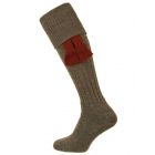 The Dinmore Derby Tweed Wool Cushion Foot Shooting Sock