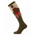 The Pheasant Shooting Sock - Spruce