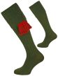 The Berrington Cotton Cable Top Shooting Sock 