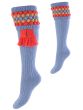 Bluebell, Lady Angus Shooting Sock from House of Cheviot