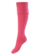 The Lady Glenmore Knitted Boot Sock - Dusky Pink