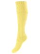 The Lady Glenmore Knitted Boot Sock - Lemon