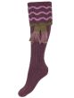Olive Green - The Lady Grafton Shooting Sock with Garter