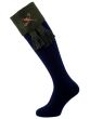 The Lomond Shooting Sock with Pheasant Embroidery 