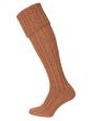 Skye Men's Cashmere Shooting Sock - Hazelnut