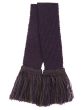 Classic Garter - Aubergine & Dark Loden