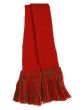 Two-Tone Brick Red & Spruce Garter Ties