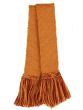Two-Tone Ochre & Burgundy Garter Ties