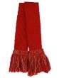 Two-Tone Brick Red & Bison Garter Ties