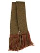 Two-Tone Bracken & Burgundy Garter Ties