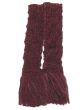 Basket Weave Merino Blend Garter - Sloeberry Marl