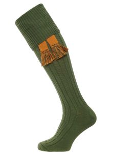 The Dodmarsh 'Moss' Cotton Shooting Sock
