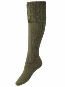 The Lady Glenmore Shooting Sock - Spruce