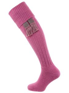 The Dinmore Cushioned Foot Shooting Sock, Raspberry