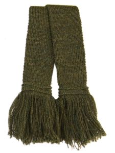 Extra Fine Merino Wool Garter - Hunter Green