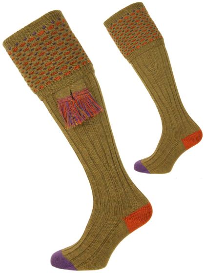 Pennine Socks, Ambassador Shooting Sock - Old Sage