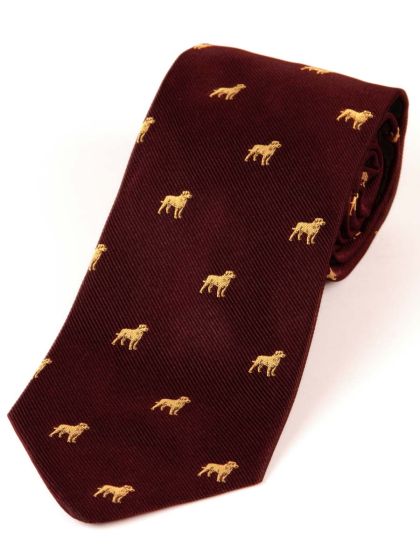 Atkinsons Woven Silk Tie, Labrador
