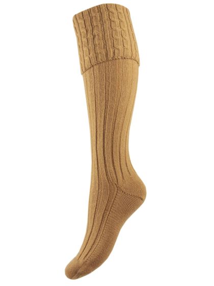 Lady Harris Cashmere Shooting Socks - Dubarry
