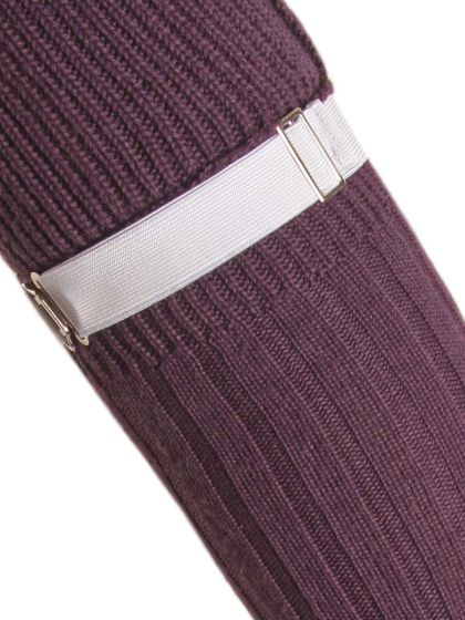 Fully Adjustable Elastic Garters for Long Socks