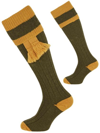 The Willersley Contrast Wool Shooting Sock