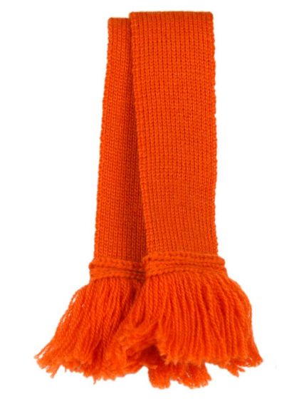 Extra Fine Merino Wool Garter - Orange