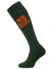 The Allensmore Cotton Cushion Foot Shooting Sock - Conifer