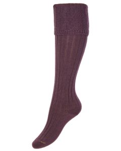 The Lady Glenmore Shooting Sock - Thistle
