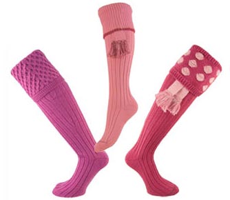 Pink Shooting Socks